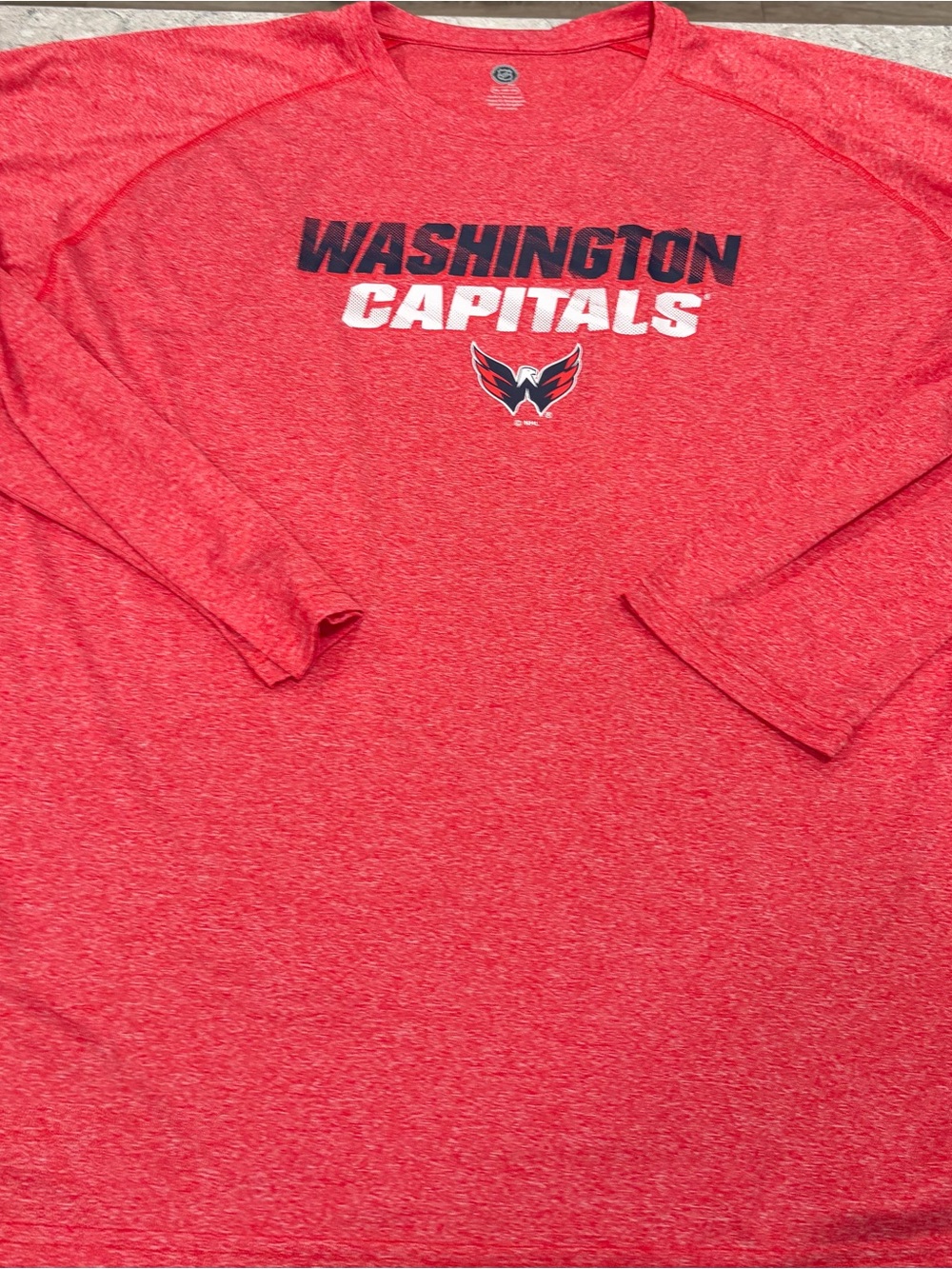 Washington Capitals NHL Oficially Licensed Performance Long-Sleeve